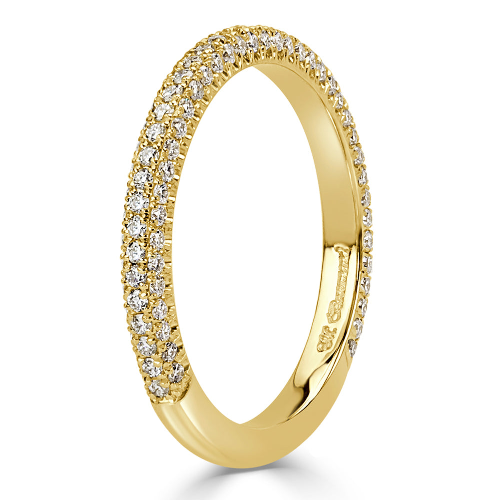 0.60ct Round Brilliant Cut Diamond Wedding Band