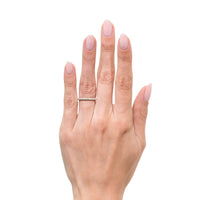 0.60ct Round Brilliant Cut Diamond Wedding Band in 18k White Gold