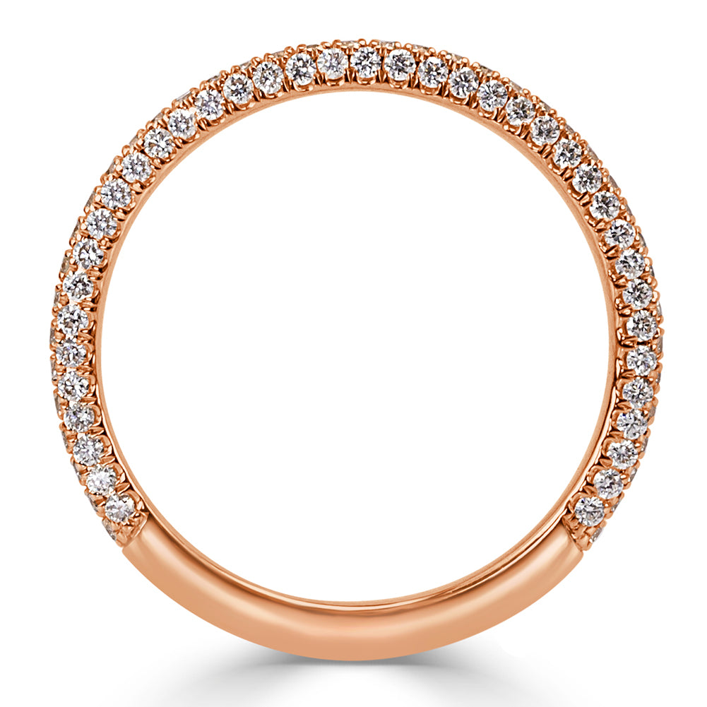 0.60ct Round Brilliant Cut Diamond Wedding Band