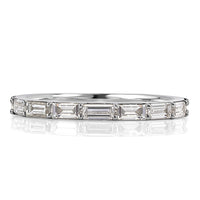 1.50ct Baguette Cut Diamond Eternity Band in 18k White Gold