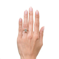 2.70ct Emerald Cut Diamond Engagement Ring