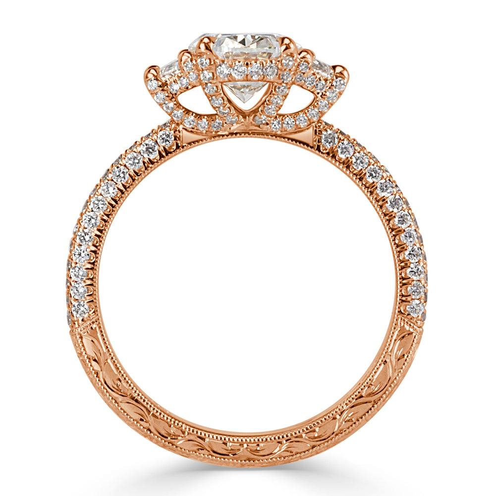 1.90ct Oval Cut Diamond Engagement Ring