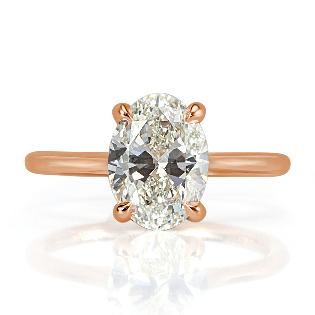 1.50ct Oval Cut Diamond Engagement Ring