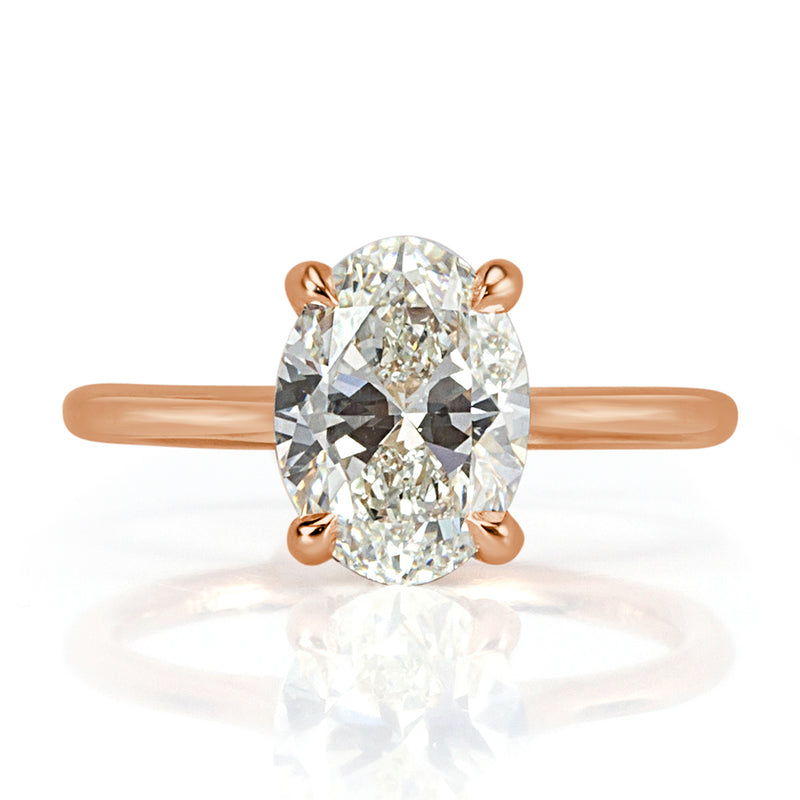 1.50ct Oval Cut Diamond Engagement Ring