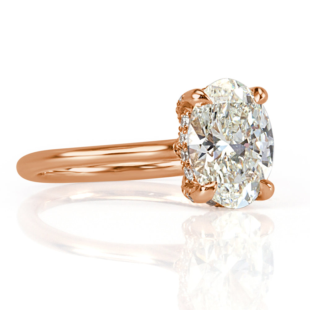 1.50ct Oval Cut Diamond Engagement Ring