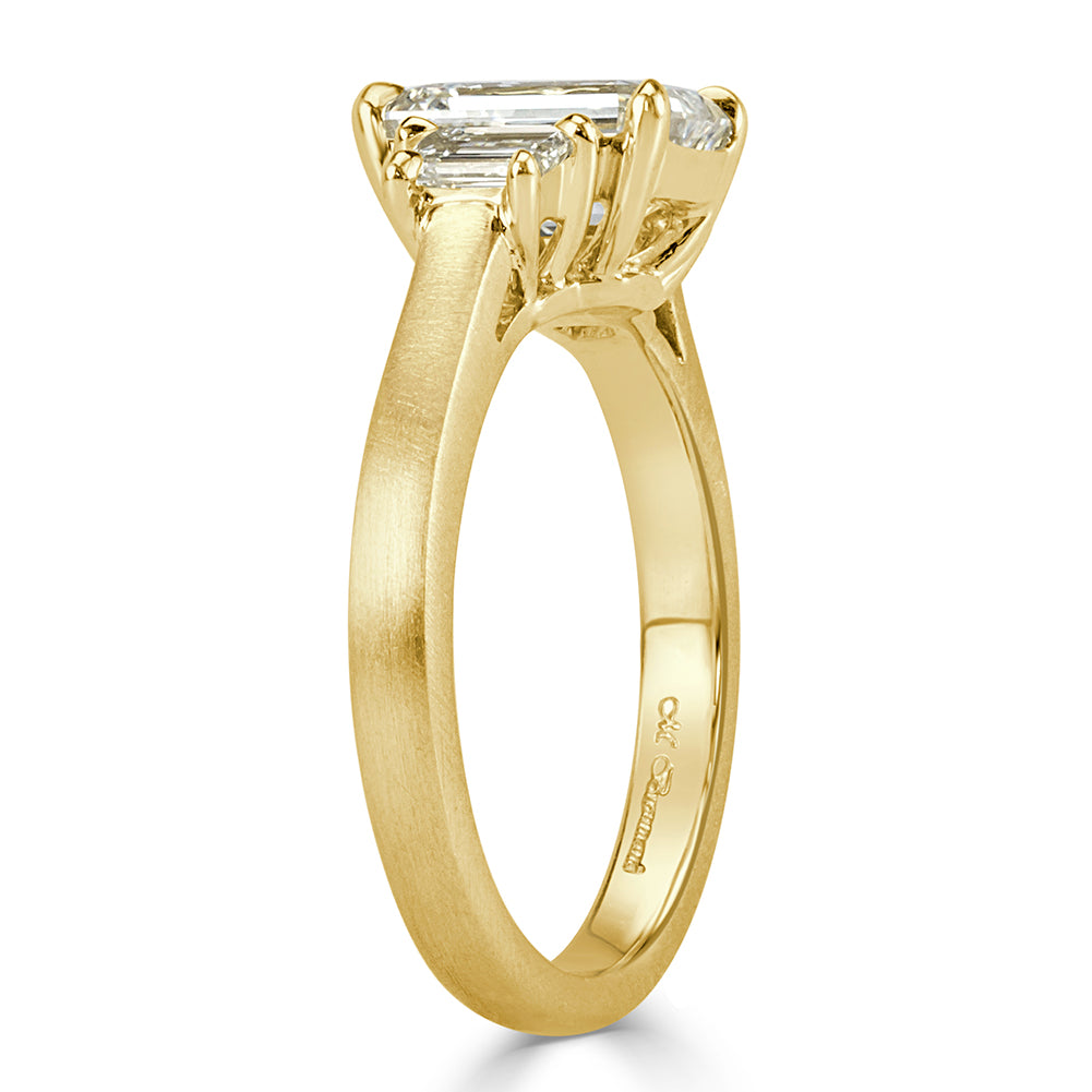 2.00ct Emerald Cut Diamond Engagement Ring