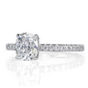 1.43ct Old Mine Cut Diamond Engagement Ring