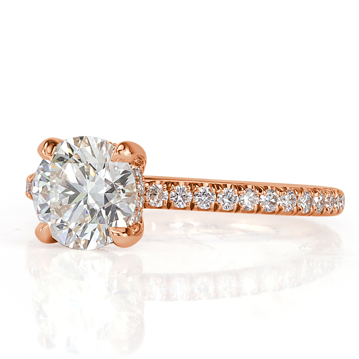 1.70ct Round Brilliant Cut Diamond Engagement Ring