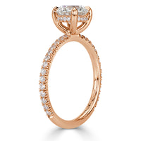 1.70ct Round Brilliant Cut Diamond Engagement Ring