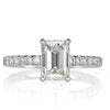 2.09ct Emerald Cut Diamond Engagement Ring