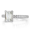 2.09ct Emerald Cut Diamond Engagement Ring
