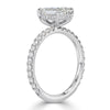 2.09ct Emerald Cut Diamond Engagement Ring
