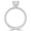 2.09ct Emerald Cut Diamond Engagement Ring