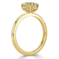 1.26ct Oval Cut Diamond Engagement Ring