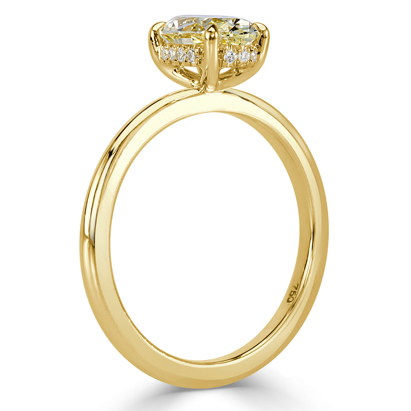 1.26ct Oval Cut Diamond Engagement Ring