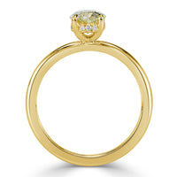 1.26ct Oval Cut Diamond Engagement Ring