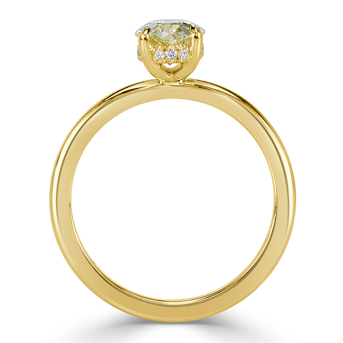 1.26ct Oval Cut Diamond Engagement Ring