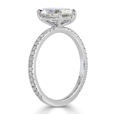 1.97ct Marquise Cut Diamond Engagement Ring