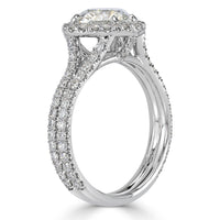 2.27ct Heart Shaped Diamond Engagement Ring