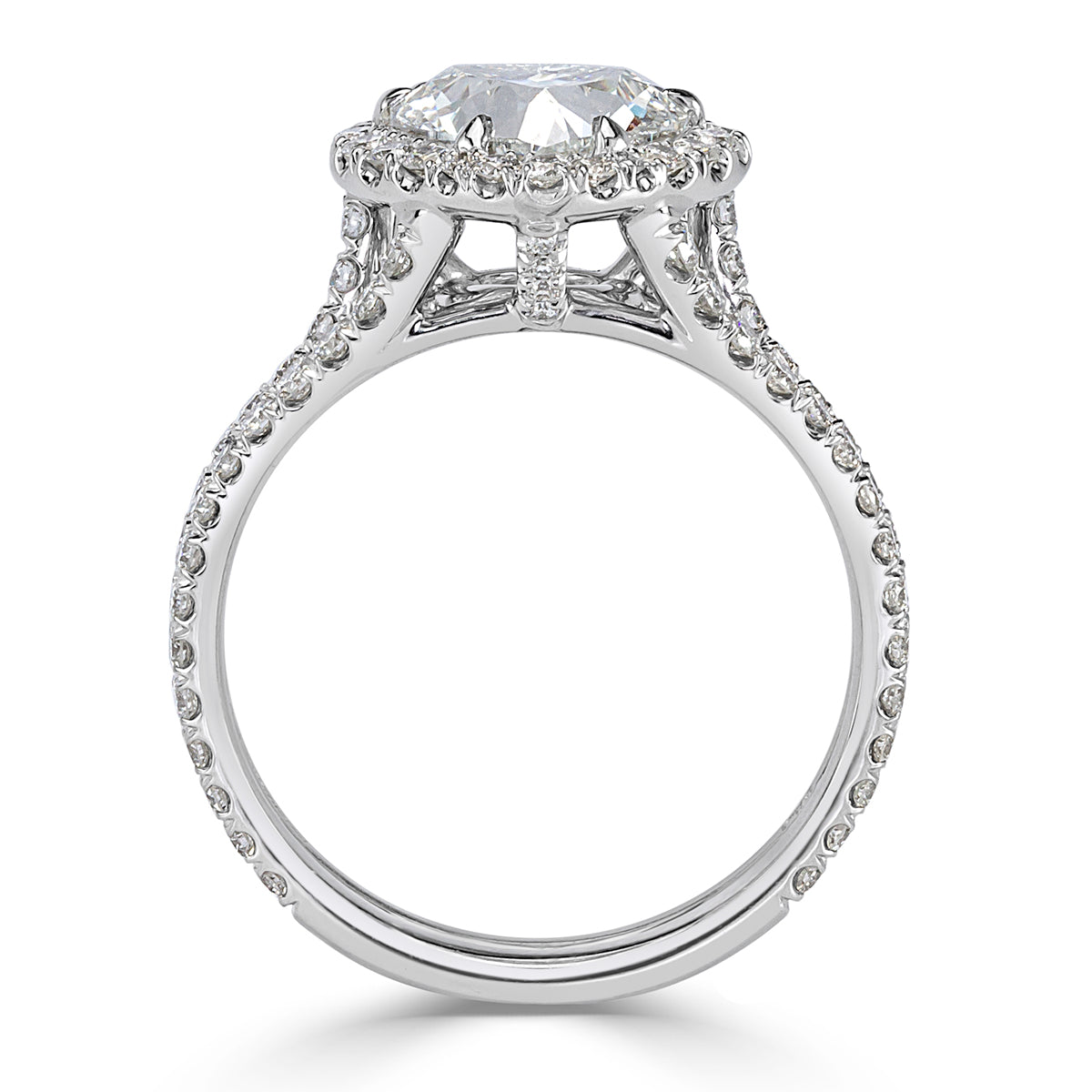2.27ct Heart Shaped Diamond Engagement Ring