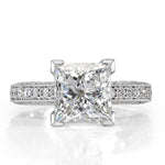 4.80ct Princess Cut Diamond Engagement Ring