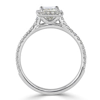 1.41ct Radiant Cut Diamond Engagement Ring