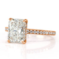 2.81ct Radiant Cut Diamond Engagement Ring