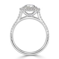 1.52ct Radiant Cut Diamond Engagement Ring
