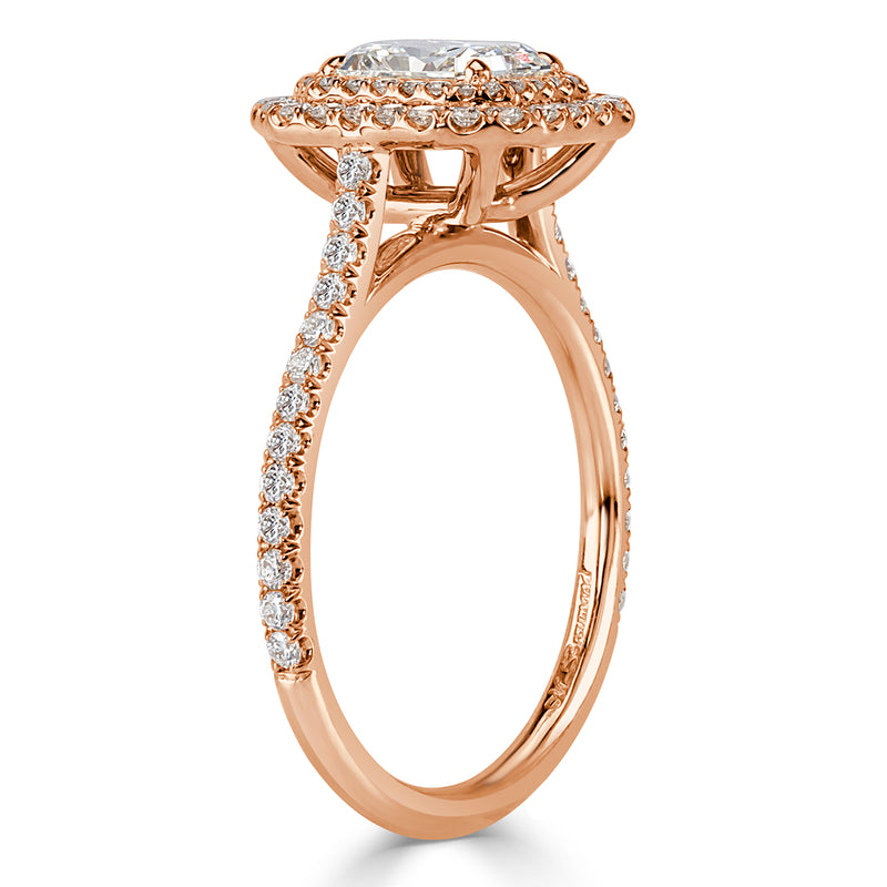 1.51ct Radiant Cut Diamond Engagement Ring