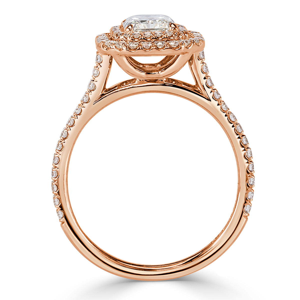 1.51ct Radiant Cut Diamond Engagement Ring