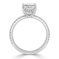 3.06ct Radiant Cut Diamond Engagement Ring