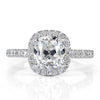 2.67ct Old Mine Cut Diamond Engagement Ring