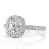 2.67ct Old Mine Cut Diamond Engagement Ring