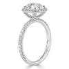 2.67ct Old Mine Cut Diamond Engagement Ring