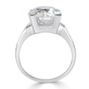 5.27ct Old European Cut Diamond Engagement Ring