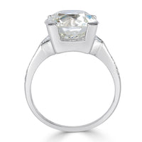 5.27ct Old European Cut Diamond Engagement Ring
