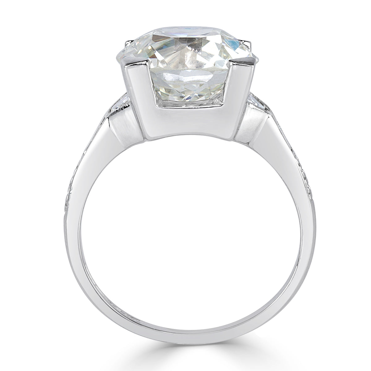 5.27ct Old European Cut Diamond Engagement Ring