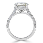 4.10ct Round Brilliant Cut Diamond Engagement Ring