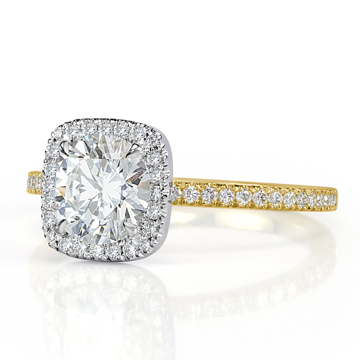 1.55ct Round Brilliant Cut Diamond Engagement Ring