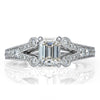 1.31ct Emerald Cut Diamond Engagement Ring