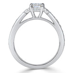 1.31ct Emerald Cut Diamond Engagement Ring