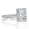 4.39ct Radiant Cut Diamond Engagement Ring
