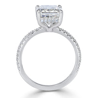 4.39ct Radiant Cut Diamond Engagement Ring