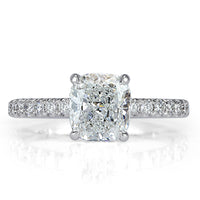 2.56ct Cushion Cut Diamond Engagement Ring