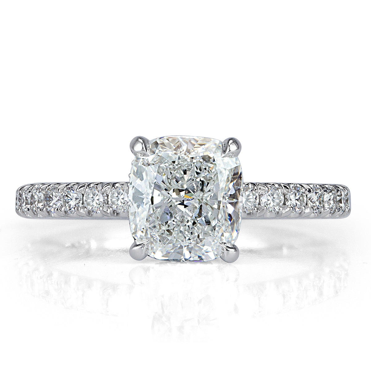 2.56ct Cushion Cut Diamond Engagement Ring