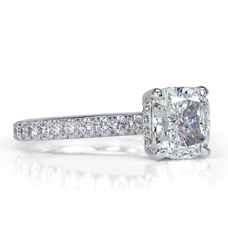 2.56ct Cushion Cut Diamond Engagement Ring