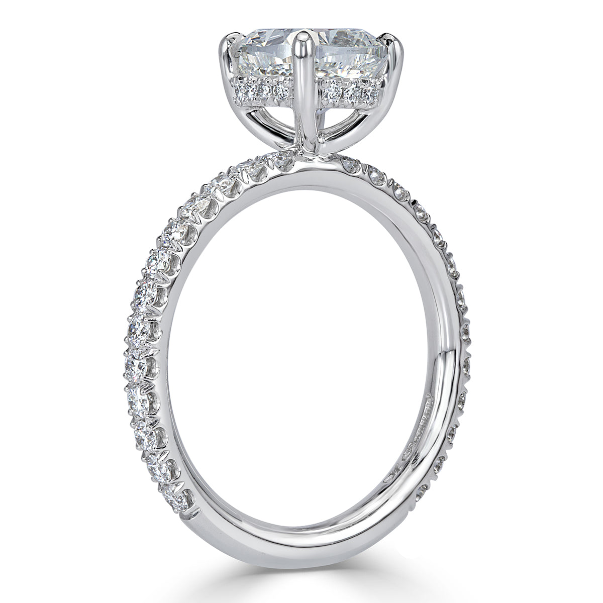 2.56ct Cushion Cut Diamond Engagement Ring