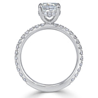 2.56ct Cushion Cut Diamond Engagement Ring