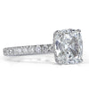 2.57ct Old Mine Cut Diamond Engagement Ring