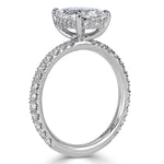 2.57ct Old Mine Cut Diamond Engagement Ring
